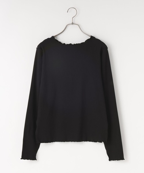 LOWRYS FARM（ローリーズファーム）の「メロープルオーバーLS 663967（Tシャツ/カットソー・レディース・ブラック/ホワイト/グレー・FREE）」の10枚目の写真