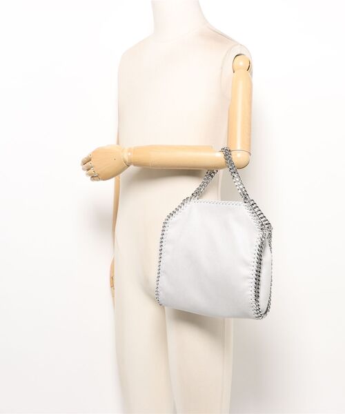STELLA McCARTNEY(ステラマッカートニー)の「Falabella Mini Tote Bag / ファラベラ ミニ トートバッグ(ショルダーバッグ・レディース・グレー系その他・ONE SIZE)」の8枚目の写真