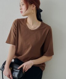 【Noka / 接触冷感】Uネック半袖Tシャツ