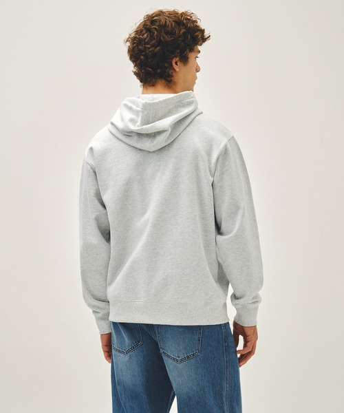 MARITHE + FRANCOIS GIRBAUD(マリテフランソワジルボー)の「CLASSIC LOGO EMBROIDERY HOODIE(パーカー・レディース・ヘザーグレー/ネイビー/オリーブ/ブラック×ブラック・X-LARGE/LARGE/MEDIUM/SMALL)」の7枚目の写真