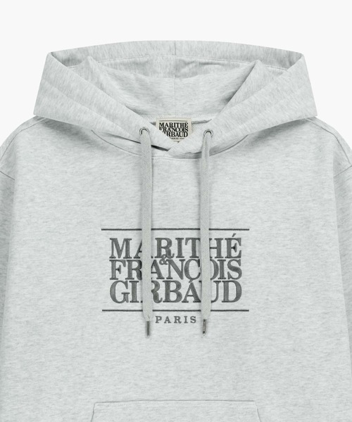 MARITHE + FRANCOIS GIRBAUD(マリテフランソワジルボー)の「CLASSIC LOGO EMBROIDERY HOODIE(パーカー・レディース・ヘザーグレー/ネイビー/オリーブ/ブラック×ブラック・X-LARGE/LARGE/MEDIUM/SMALL)」の11枚目の写真