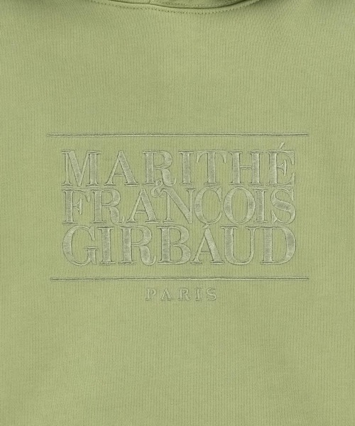 MARITHE + FRANCOIS GIRBAUD(マリテフランソワジルボー)の「CLASSIC LOGO EMBROIDERY HOODIE(パーカー・レディース・ヘザーグレー/ネイビー/オリーブ/ブラック×ブラック・X-LARGE/LARGE/MEDIUM/SMALL)」の21枚目の写真