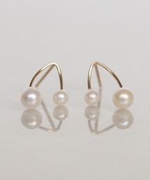 セール】K10 ツヤ フープピアス（ピアス（両耳用））｜NOIR DE POUPEE