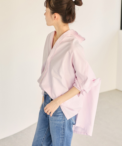 plage（プラージュ）の「《追加》OX Poncho シャツ（シャツ/ブラウス・レディース・ピンク系その他/サックスブルー・FREE）」の20枚目の写真