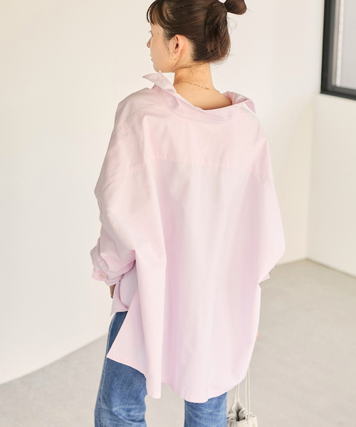 plage（プラージュ）の「《追加》OX Poncho シャツ（シャツ/ブラウス・レディース・ピンク系その他/サックスブルー・FREE）」の22枚目の写真