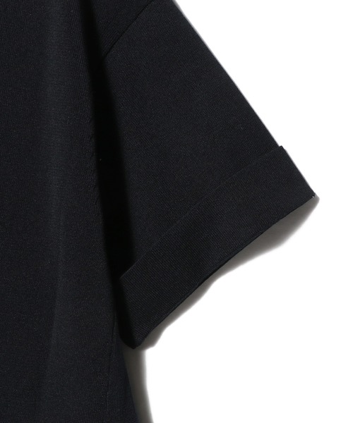 ESTNATION（エストネーション）の「ESTNATION / フレアフォルム コンビニットワンピース（ワンピース・レディース・ネイビー・FREE）」の4枚目の写真