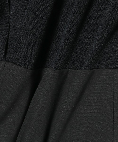 ESTNATION（エストネーション）の「ESTNATION / フレアフォルム コンビニットワンピース（ワンピース・レディース・ネイビー・FREE）」の5枚目の写真