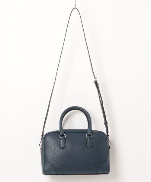 MICHAEL KORS(マイケルコース)の「THOMPSON ぺブル レザー ダッフル サッチェル ミディアム(ハンドバッグ・レディース・ネイビー・FREE)」の2枚目の写真