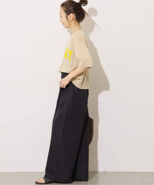 JOURNAL STANDARD relume（ジャーナルスタンダード　レリューム）の「《追加4》2タックワイドパンツ（チノパンツ・レディース・ブラック/ベージュ・38/36）」の4枚目の写真