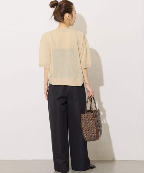 JOURNAL STANDARD relume（ジャーナルスタンダード　レリューム）の「《追加4》2タックワイドパンツ（チノパンツ・レディース・ブラック/ベージュ・38/36）」の5枚目の写真