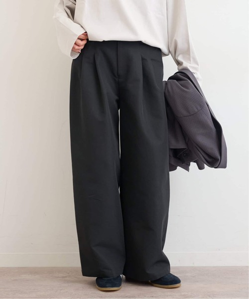JOURNAL STANDARD relume（ジャーナルスタンダード　レリューム）の「《追加4》2タックワイドパンツ（チノパンツ・レディース・ブラック/ベージュ・38/36）」の11枚目の写真
