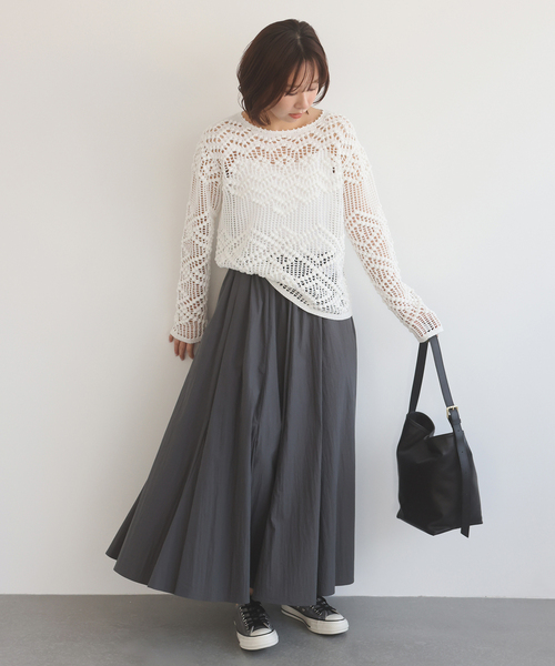 IRONING/アイロニング crochet patterend ニット 03IR02041（ニット 