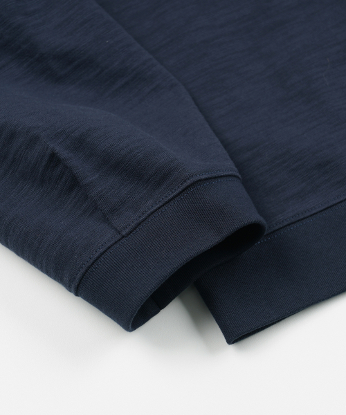 FRIZMWORKS(フリズムワークス)の「SLUB HENLEY NECK L/S TEE _ NAVY(Tシャツ/カットソー・メンズ・その他・SMALL/MEDIUM/LARGE/X-LARGE)」の5枚目の写真