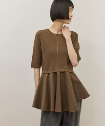 Adam et Rope` アダムエロペ 半袖ニット サイズ:38 シアーニット    ブラウン レディース / 243001001876 2024-B-GAM24000_sub01_500x.jpg
