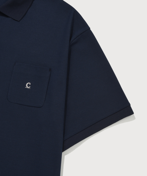COVERNAT(カバーナット)の「シグニチャーシンボルポケットポロTシャツネイビー(ポロシャツ・レディース・その他・X-SMALL/SMALL/MEDIUM/LARGE/X-LARGE/XX-LARGE)」の4枚目の写真