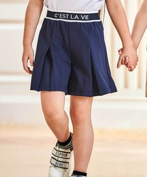BeBe | ウエストロゴポンチボックスプリーツキュロットパンツ(その他パンツ)