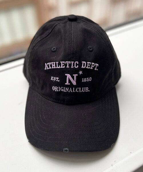 un dix cors（アンディコール）の「athletic deptキャップ（キャップ・レディース・アイボリー/ブラック/ネイビー・FREE）」の10枚目の写真