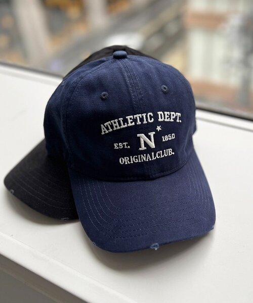 un dix cors（アンディコール）の「athletic deptキャップ（キャップ・レディース・アイボリー/ブラック/ネイビー・FREE）」の11枚目の写真