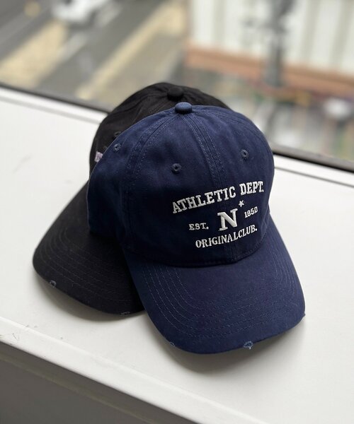 un dix cors（アンディコール）の「athletic deptキャップ（キャップ・レディース・アイボリー/ブラック/ネイビー・FREE）」の12枚目の写真