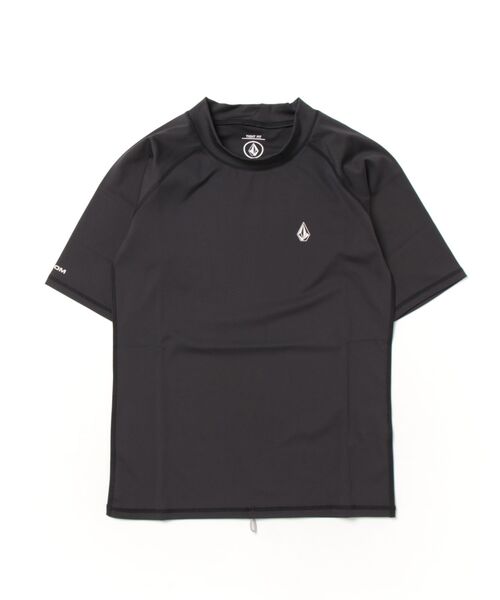 VOLCOM(ボルコム)の「VOLCOM/ボルコム 水着 ラッシュガード 半袖 Tシャツ UVカット STONE LOGO SS RASH VLY261013(ラッシュガード・メンズ・ブラック・M/XL/L)」の7枚目の写真