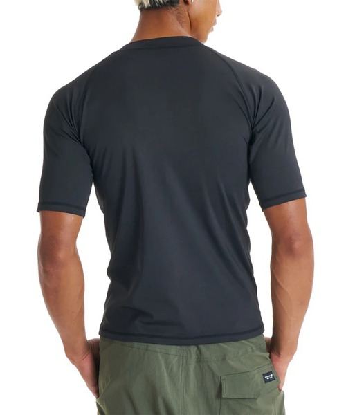 VOLCOM(ボルコム)の「VOLCOM/ボルコム 水着 ラッシュガード 半袖 Tシャツ UVカット STONE LOGO SS RASH VLY261013(ラッシュガード・メンズ・ブラック・M/XL/L)」の3枚目の写真