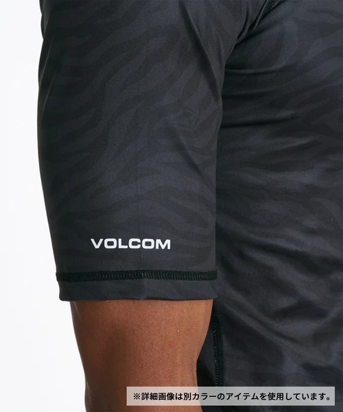 VOLCOM(ボルコム)の「VOLCOM/ボルコム 水着 ラッシュガード 半袖 Tシャツ UVカット STONE LOGO SS RASH VLY261013(ラッシュガード・メンズ・ブラック・M/XL/L)」の5枚目の写真