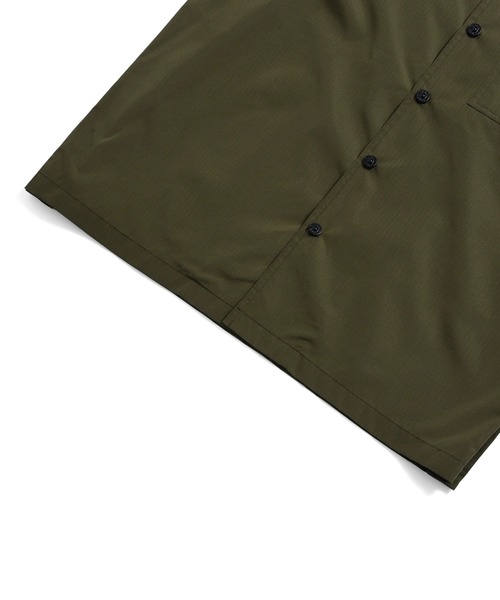 TAION(タイオン)の「【TAION(タイオン)】〈ユニセックス〉ノンダウン ミリタリー ボタンスリット シャツ(シャツ/ブラウス・メンズ・ダークネイビー/インディゴブルー/ライトインディゴブルー/オフホワイト/ダークオリーブ/ブラック・XL/L/M/S/2XL)」の15枚目の写真