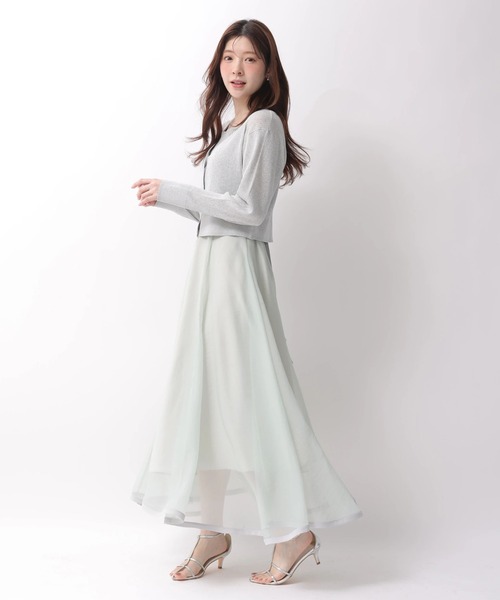 Rirandture（リランドチュール）の「ラメシアーカーディガン（ニット/セーター・レディース・チャコールグレー/ピンク系その他/ライトグレー/ホワイト/ブラック・2）」の10枚目の写真