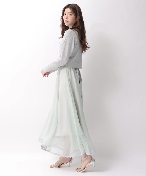 Rirandture（リランドチュール）の「ラメシアーカーディガン（ニット/セーター・レディース・チャコールグレー/ピンク系その他/ライトグレー/ホワイト/ブラック・2）」の13枚目の写真