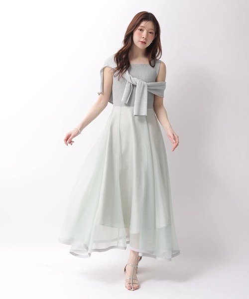 Rirandture（リランドチュール）の「ラメシアーカーディガン（ニット/セーター・レディース・チャコールグレー/ピンク系その他/ライトグレー/ホワイト/ブラック・2）」の16枚目の写真
