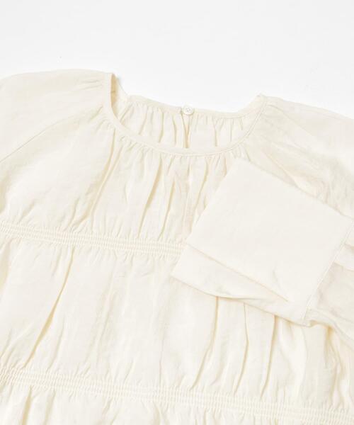 KBF(ケイビーエフ)の「ティアードブラウス(シャツ/ブラウス・レディース・アイボリー/ピンク/ブラック・ONE)」の11枚目の写真