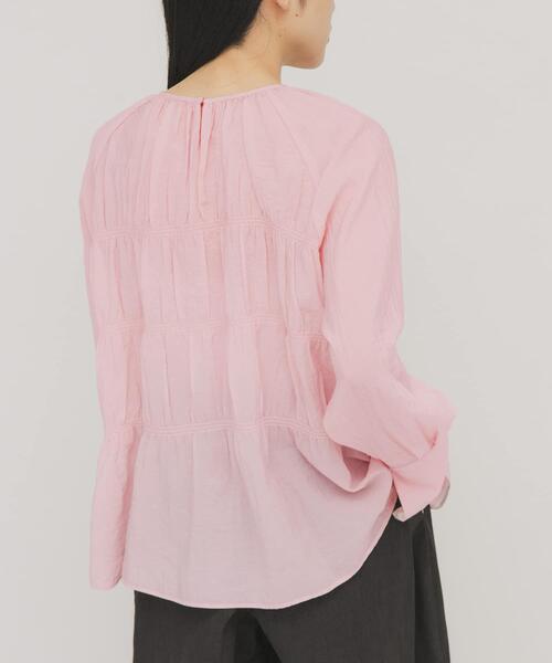 KBF(ケイビーエフ)の「ティアードブラウス(シャツ/ブラウス・レディース・アイボリー/ピンク/ブラック・ONE)」の15枚目の写真