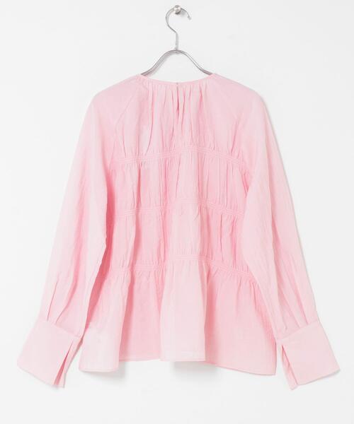 KBF(ケイビーエフ)の「ティアードブラウス(シャツ/ブラウス・レディース・アイボリー/ピンク/ブラック・ONE)」の21枚目の写真