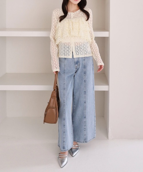 archives（アルシーヴ）の「フリルビスチェカットレースアンサンブル（アンサンブル・レディース・オフホワイト/アイボリー/ブラック・MEDIUM）」の17枚目の写真