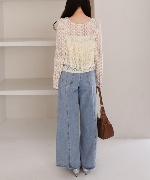 archives（アルシーヴ）の「フリルビスチェカットレースアンサンブル（アンサンブル・レディース・オフホワイト/アイボリー/ブラック・MEDIUM）」の20枚目の写真