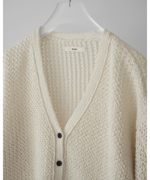 anuke(アンヌーク)の「Crochet Knit Cardigan(カーディガン/ボレロ・レディース・アイボリー/ブラック・FREE)」の13枚目の写真