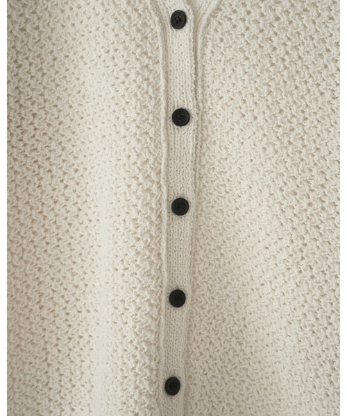 anuke(アンヌーク)の「Crochet Knit Cardigan(カーディガン/ボレロ・レディース・アイボリー/ブラック・FREE)」の12枚目の写真