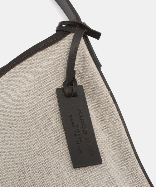 marco masi(マルコマージ)の「【MARCO MASI/マルコマージ】 LINEN TOTE(トートバッグ・レディース・ベージュ・FREE)」の2枚目の写真