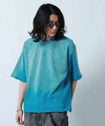 Pigment Design Cropped T-Shirt/ピグメント加工クロップドTシャツ
