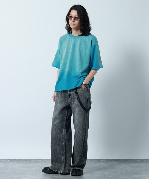 alo ライトブルー クロップドTシャツ Alo Yoga Triumph Crew Neck Tee | Shopbop