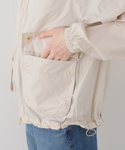 OUTDOOR PRODUCTS（アウトドアプロダクツ）の「BARBOUR ROWANE SHOWERPROOF JACKET（その他アウター・レディース・アイボリー/カーキ・10）」の14枚目の写真