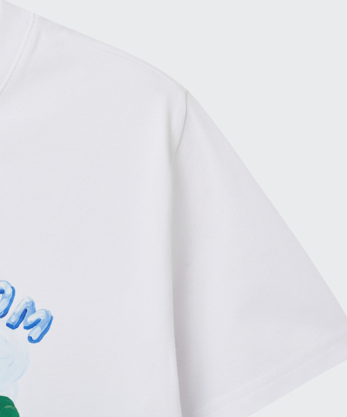 MUSINSA STANDARD KIDS（ムシンサスタンダードキッズ）の「[スロコースターコラボ] ブルームブルームTシャツ [ホワイト]（Tシャツ/カットソー・レディース・その他・120/130/140/150/160）」の6枚目の写真