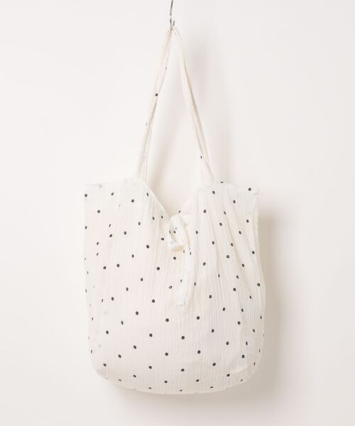 VIBGYOR(ヴィブジョー)の「Mignonjour/フラワートートバッグ M2898(トートバッグ・レディース・レッド/ホワイト/ブラック・FREE)」の12枚目の写真