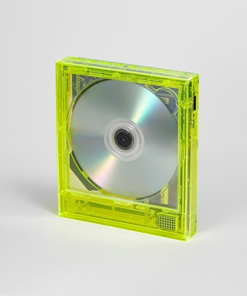 km5 / Instant Disk Audio-CP1 NEON YELLOW CDプレーヤー（生活家電