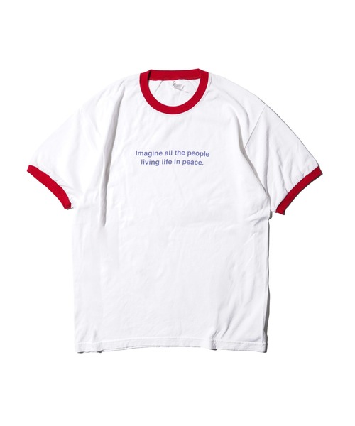 THRIFTY LOOK(スリフティールック)の「TRIFTY LOOK スリフティルック / "IMAGINE"RINGER TEE(Tシャツ/カットソー・メンズ・ブラック/レッド・X-LARGE/LARGE/MEDIUM)」の3枚目の写真