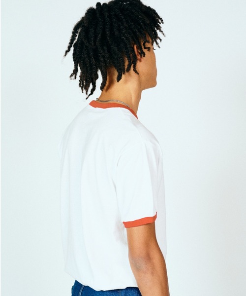 THRIFTY LOOK(スリフティールック)の「TRIFTY LOOK スリフティルック / "IMAGINE"RINGER TEE(Tシャツ/カットソー・メンズ・ブラック/レッド・X-LARGE/LARGE/MEDIUM)」の10枚目の写真