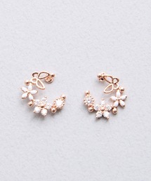 Zoule ゾーラ：”New me”シリーズ　gardenia　サクラ　花　ピアス
