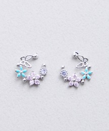 Zoule（ゾーラ）の「Zoule ゾーラ：”New me”シリーズ　gardenia　サクラ　花　ピアス（ピアス（両耳用））」