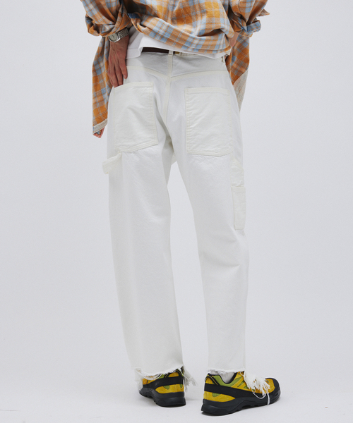 JOURNAL STANDARD（ジャーナルスタンダード）の「13オンス ペインター ルーズ カット パンツ（デニムパンツ・メンズ・アイボリー/ブラックミックス/ブルー系その他・MEDIUM/LARGE）」の22枚目の写真