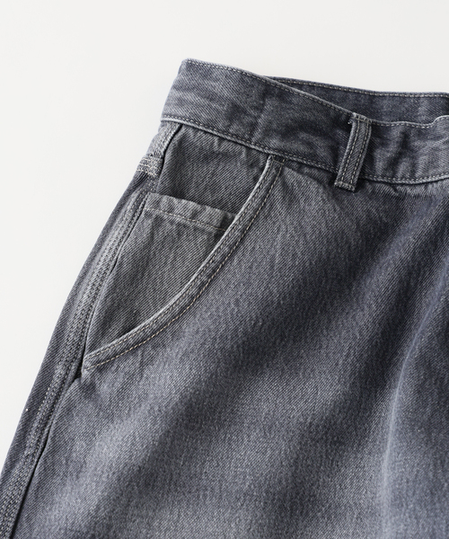 JOURNAL STANDARD（ジャーナルスタンダード）の「13オンス ペインター ルーズ カット パンツ（デニムパンツ・メンズ・アイボリー/ブラックミックス/ブルー系その他・MEDIUM/LARGE）」の16枚目の写真